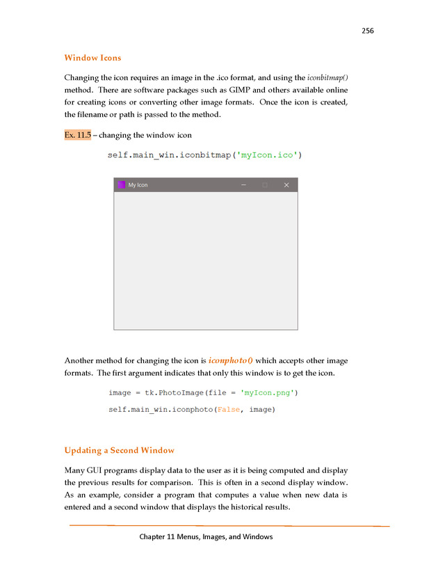 Introduction to Python Programming: Starting Out with IDLE - Menus, Images, and Windows 6
